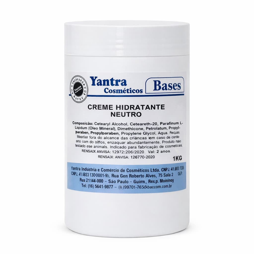 Creme Hidratante - Base Neutra 1K - Yantra Cosméticos