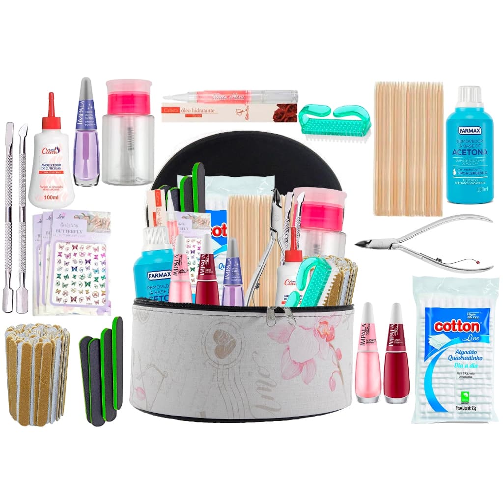 Kit De Manicure Completo Profissional Ou Pessoal