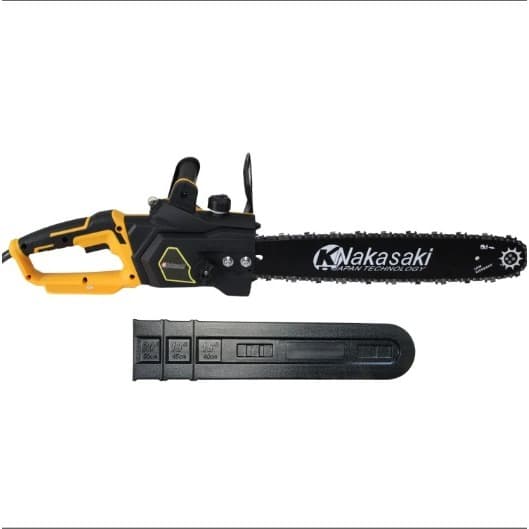 Motosserra Elétrica Nakasaki 2300W Sabre 16" Profissional Corte de Madeira Alta Potência Poda