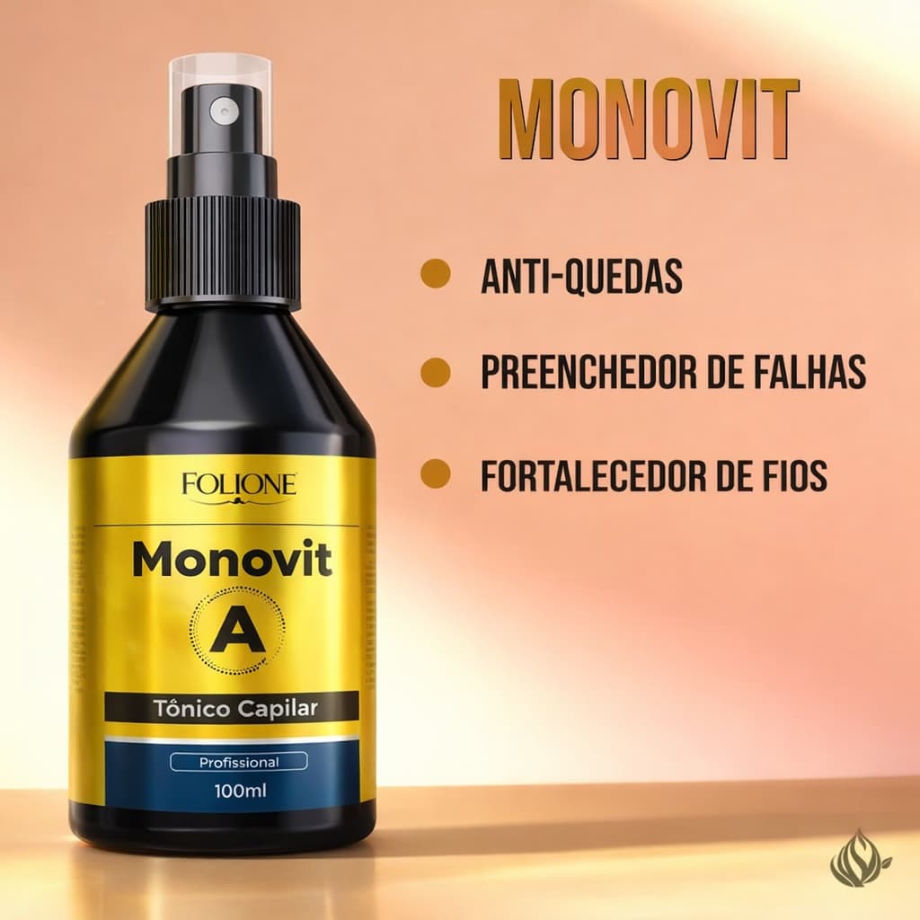 Tônico Capilar Monovit Cresce Cabelo Sobrancelha e Barba