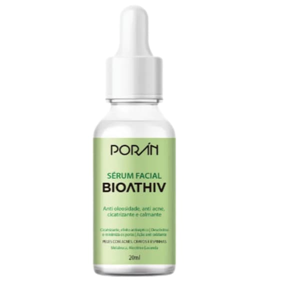 Sérum Facial Bioativ Porán - 20ml Tratamento Intensivo Anti-Idade, Hidratação Profunda, Regeneração Cutânea