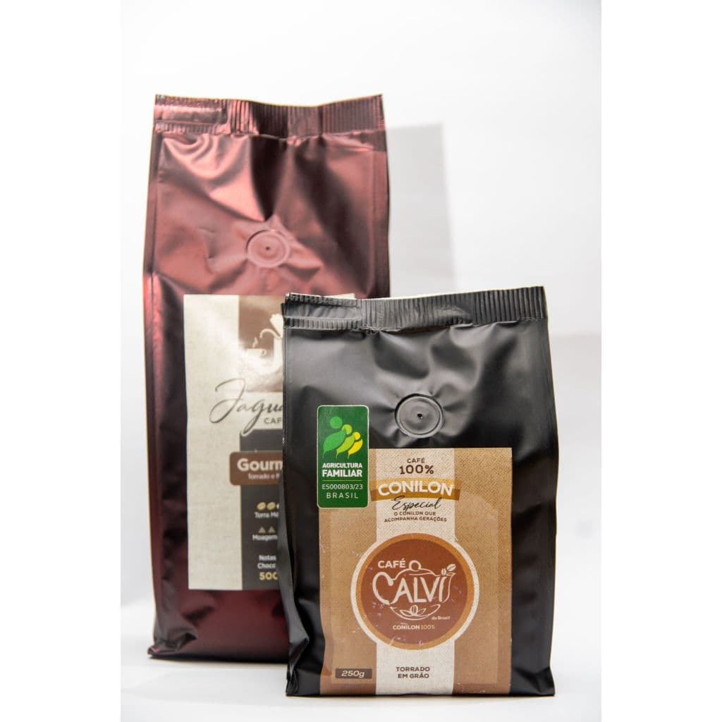 kit cafe jaguare 500 g + cafe em grao cafe calvi cafe especial