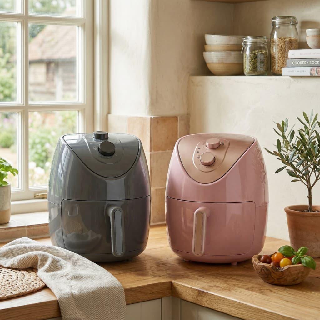 Fritadeira Elétrica Air Fryer Sem Óleo 4L Antiaderente 110V ou 220V HomeLand Colorida Envio Imediato