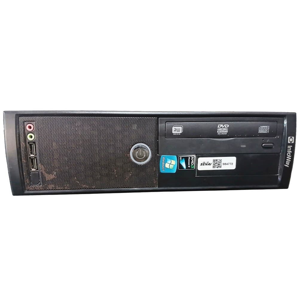 COMPUTADOR DESKTOP ITAUTEC INFOWAY SM3322 AMD ATHLOM II X2 545 3GHZ 8GB RAM NS 4000342200018