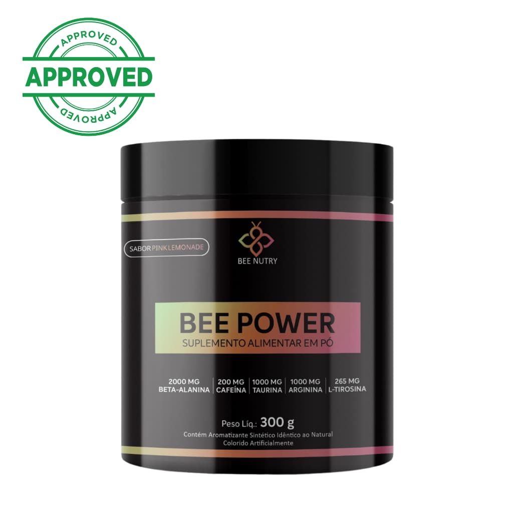 Pré-Treino Bee Power Bee Nutry Sabor Pink Lemonade – 300 g