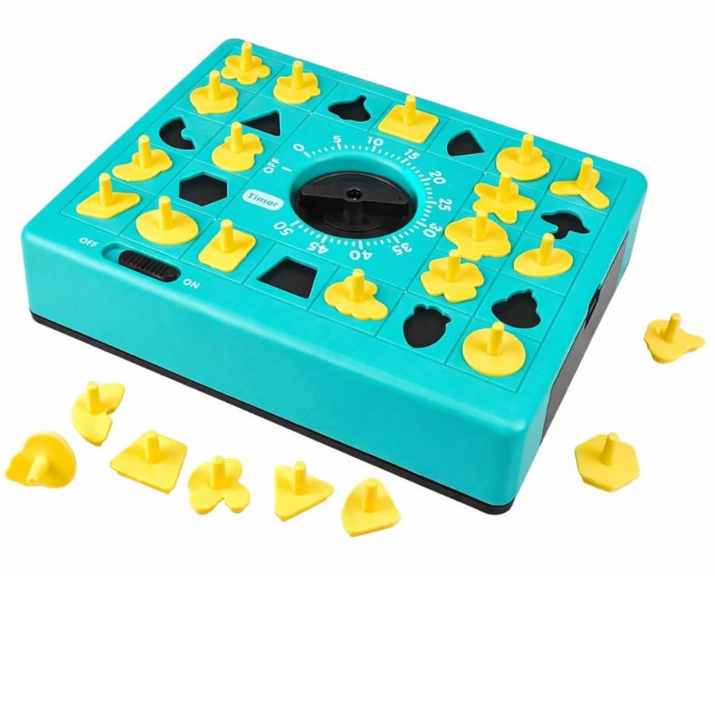 Brinquedo Educativo Encaixe de Formas com Timer Infantil Coordenação Motora Raciocínio +3 Anos