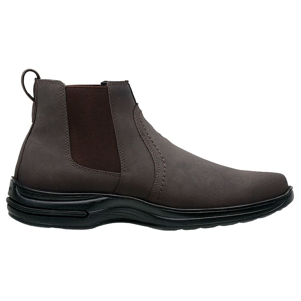 Botina Masculina Casual Confort Premium Solado Macio