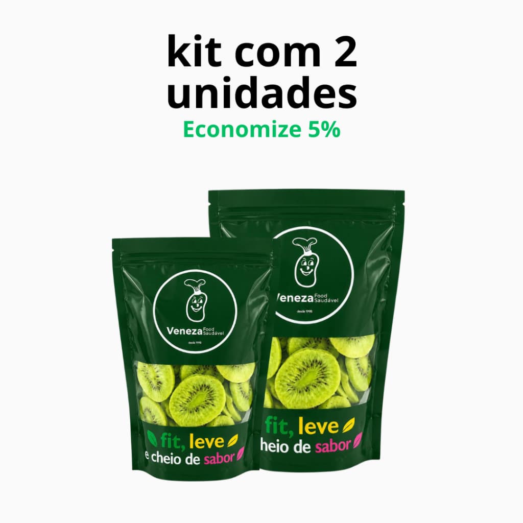 Kiwi Chips (Veneza Food Saudável) 100 gramas - 2 unidades