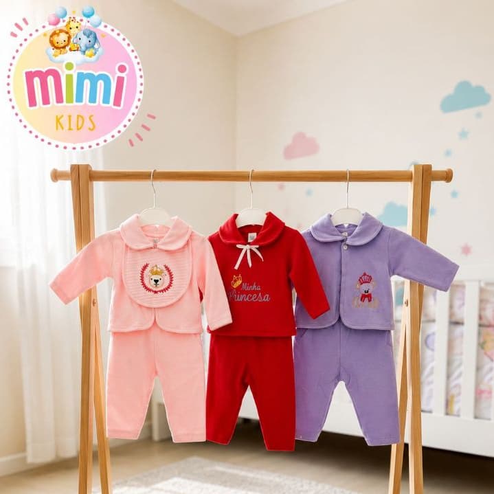 Kit Pagão Bebê Recém Nascido Menina Com 15 Peças Envio Imediato 3 Conjuntos RN