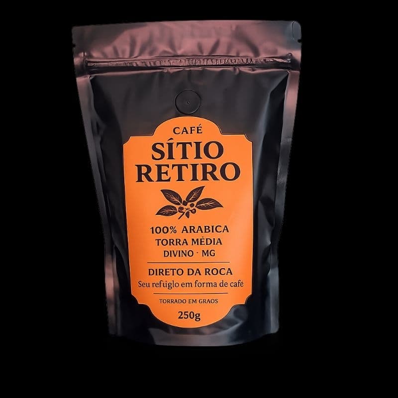 Café Gourmet em Grãos 250g Torra Média 100% Arábica | Café Especial Mineiro