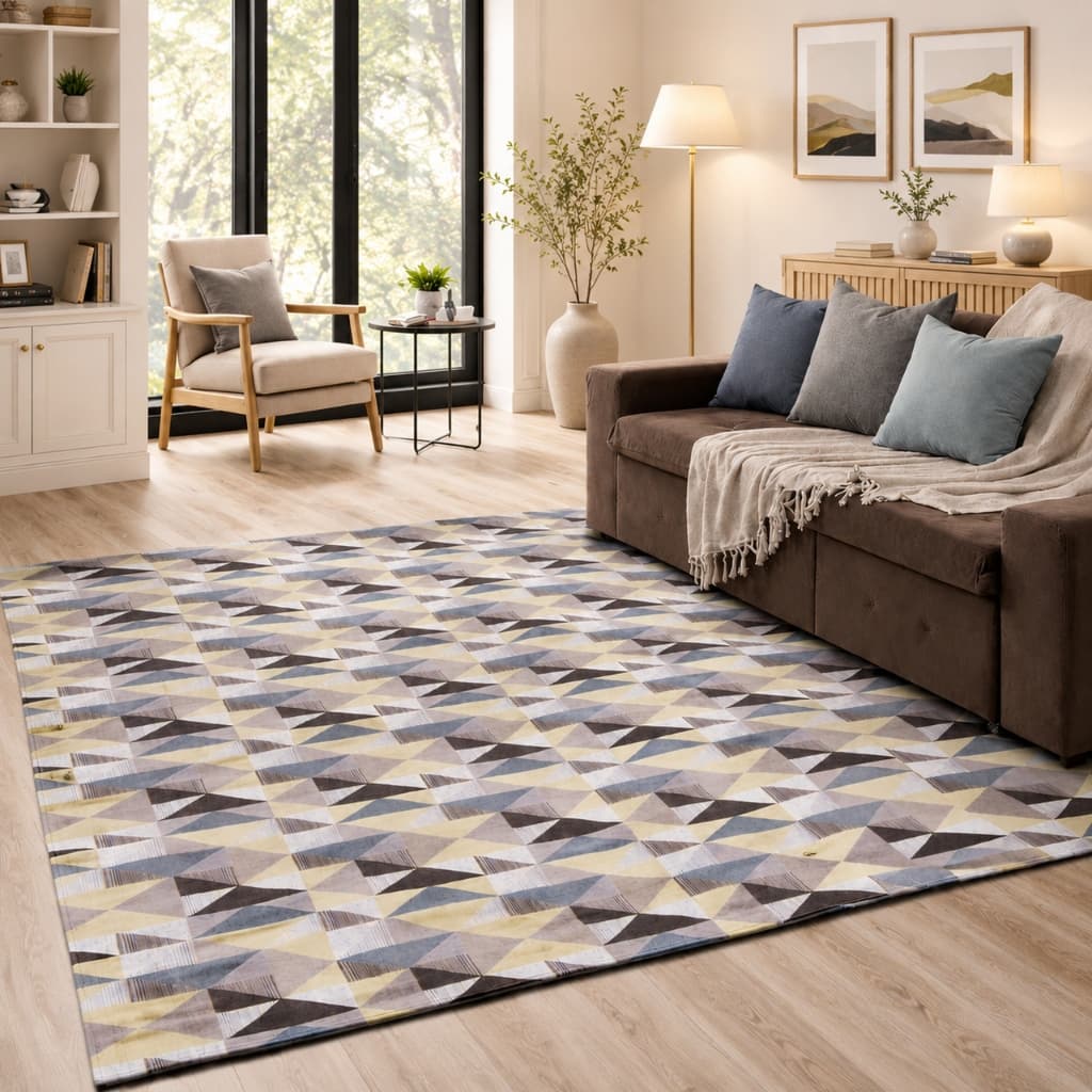 Tapete Sala Quarto 2.00 x 1.40 Antiderrapante Varias Cores Decoração