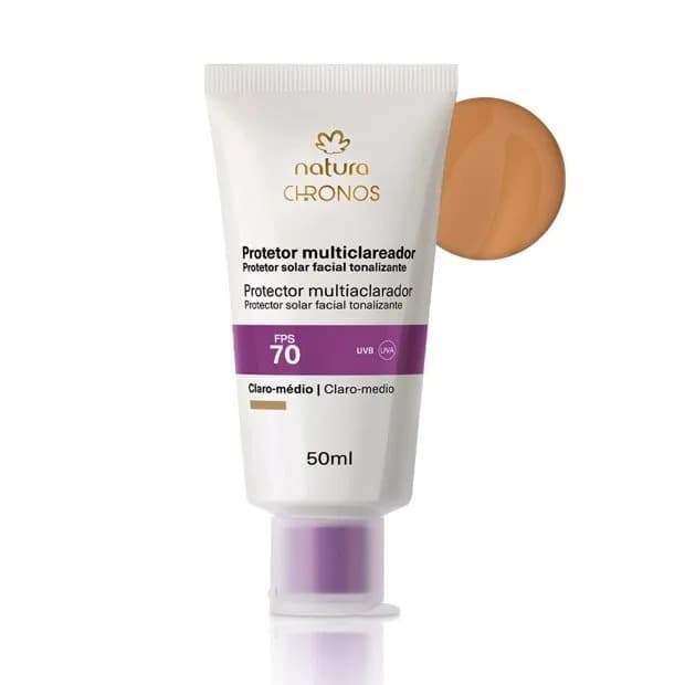 Protetor Multiclareador FPS 70 Chronos Derma 50 ml