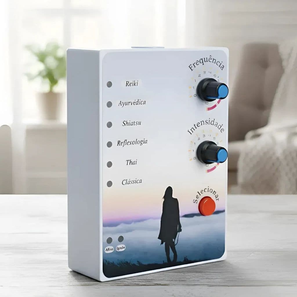 Massageador Muscular Portatil - Allivium Pro (6 eletrodos)