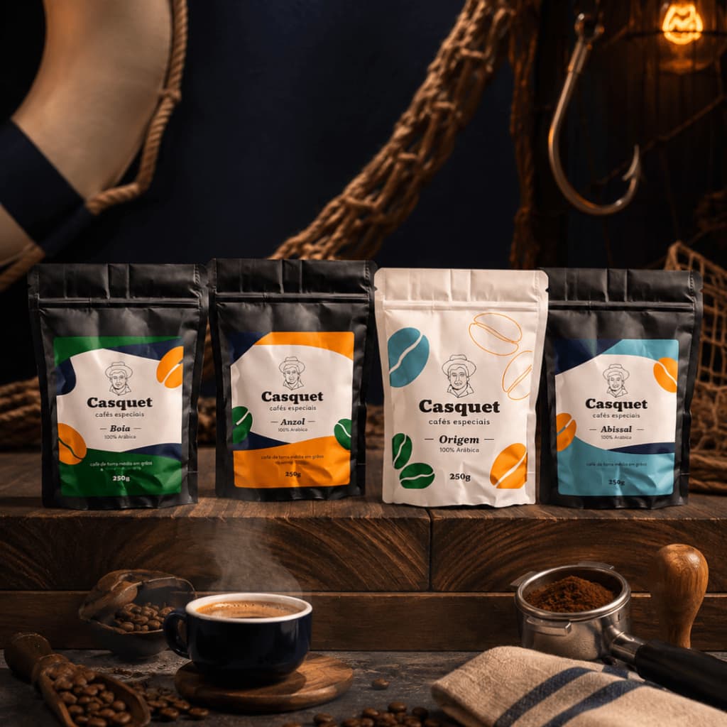 Café Especial Torrado em Grãos 100% Arábica 84+ Pontos 1kg Torra Média | Casquet Seleção Premium
