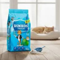Areia Sanitária Dinkos Premium 4kg para Gatos