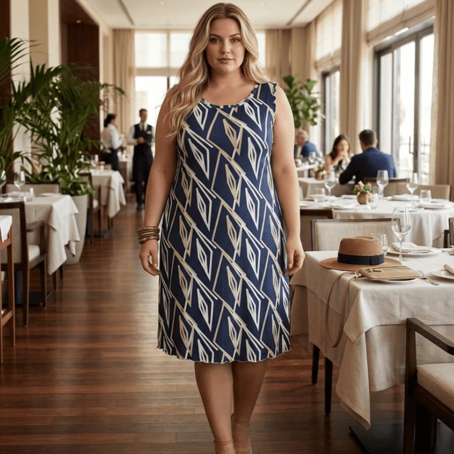 Vestido Regata Básico Plus Size
