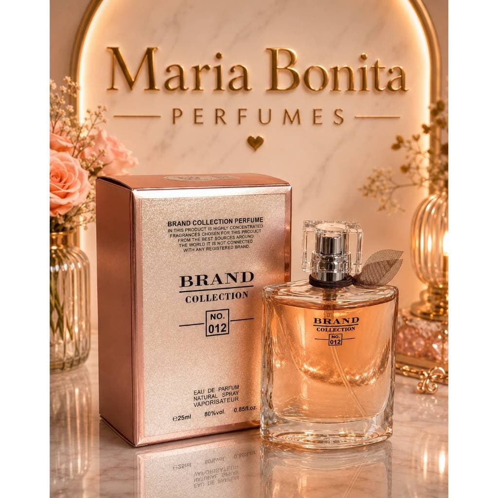Perfume Feminino Brand Collection 012 - Inspiração La vie - 25ml Presente Miniatura Envio imediato