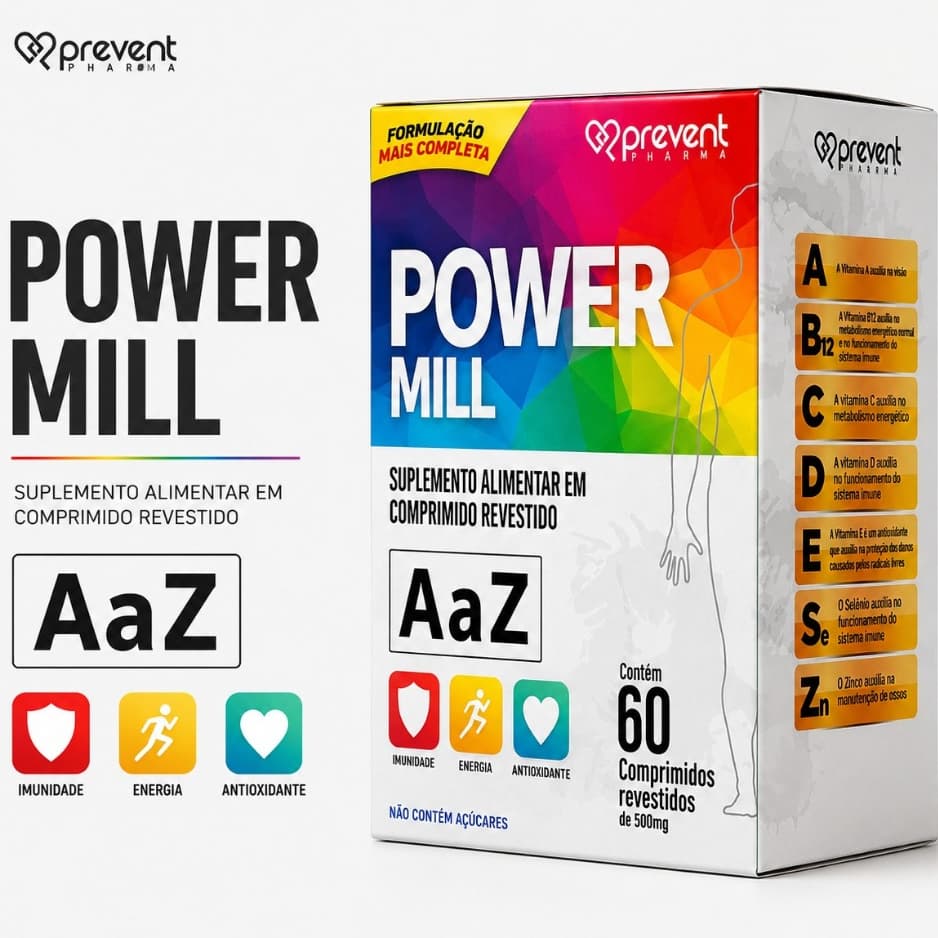 Multivitamínico A-Z Completo 60 caps| Repositor de Vitaminas | Energia, Desempenho e Disposição