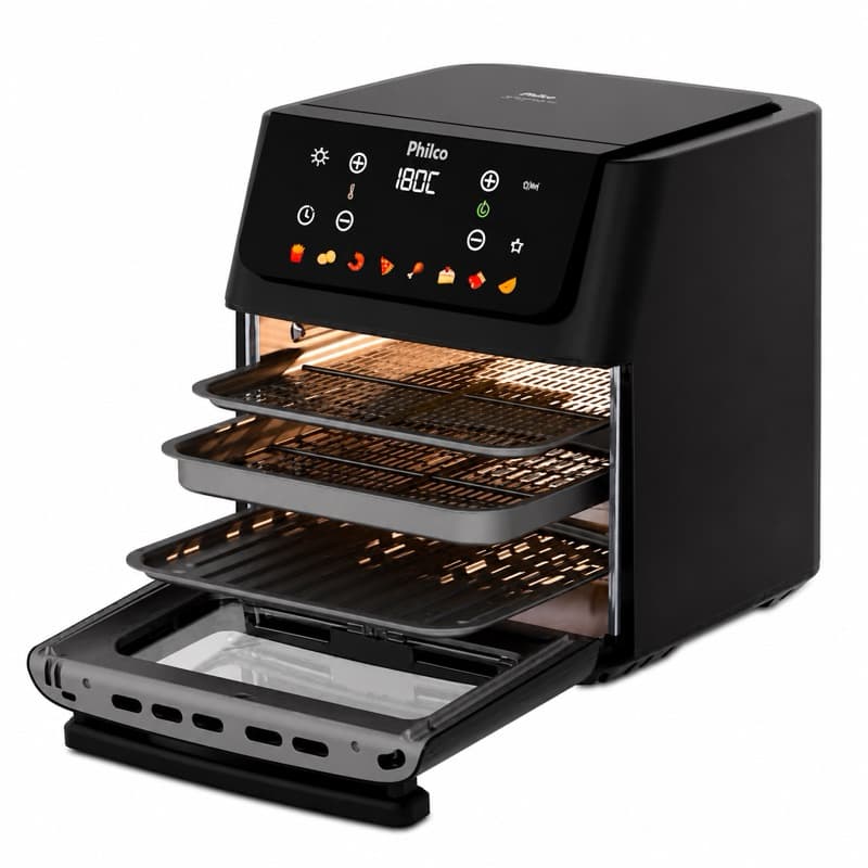 Forno Air Fryer Philco PAF11B 11 Litros 1800W Digital 127V – Fritadeira Sem Óleo