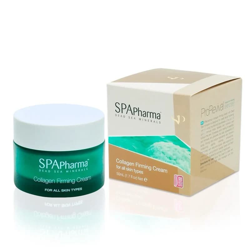 Creme Facial Colágeno Firmador SPAPharma 50ml Importado De Israel Anti Idade Hidratante Premium