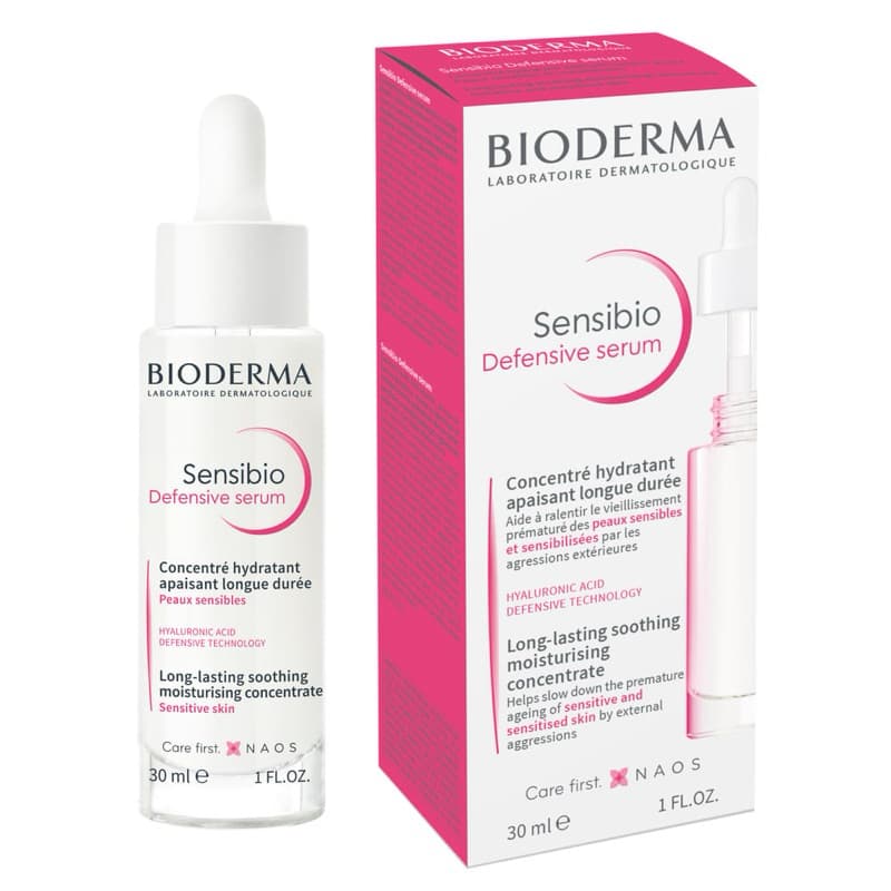 Sérum Facial Anti-Idade Bioderma Sensibio Defensive Serum Pele Sensível 30ml