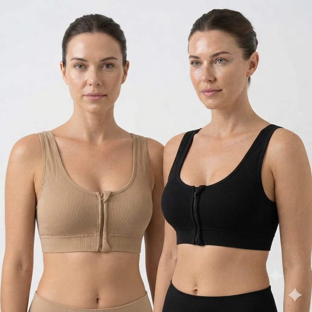 Top Fitness Ginástica Feminino Com Zíper E Bojo Removível Academia Musculação Promoção