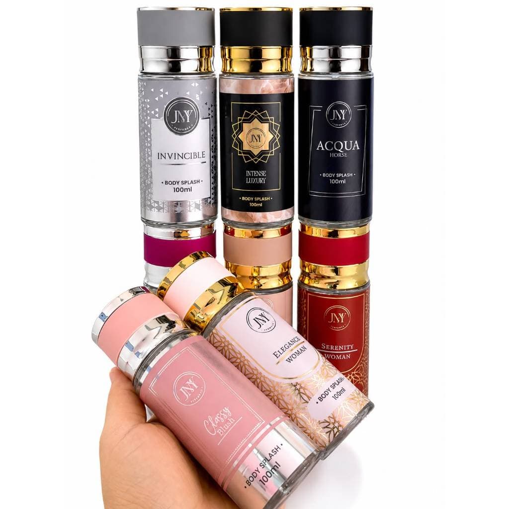 Body Splash Inpiracões Importados e Àrabes Femininos e Masculino 100Ml Perfume Para Corpo Longa Duração Alta Fixação JMY