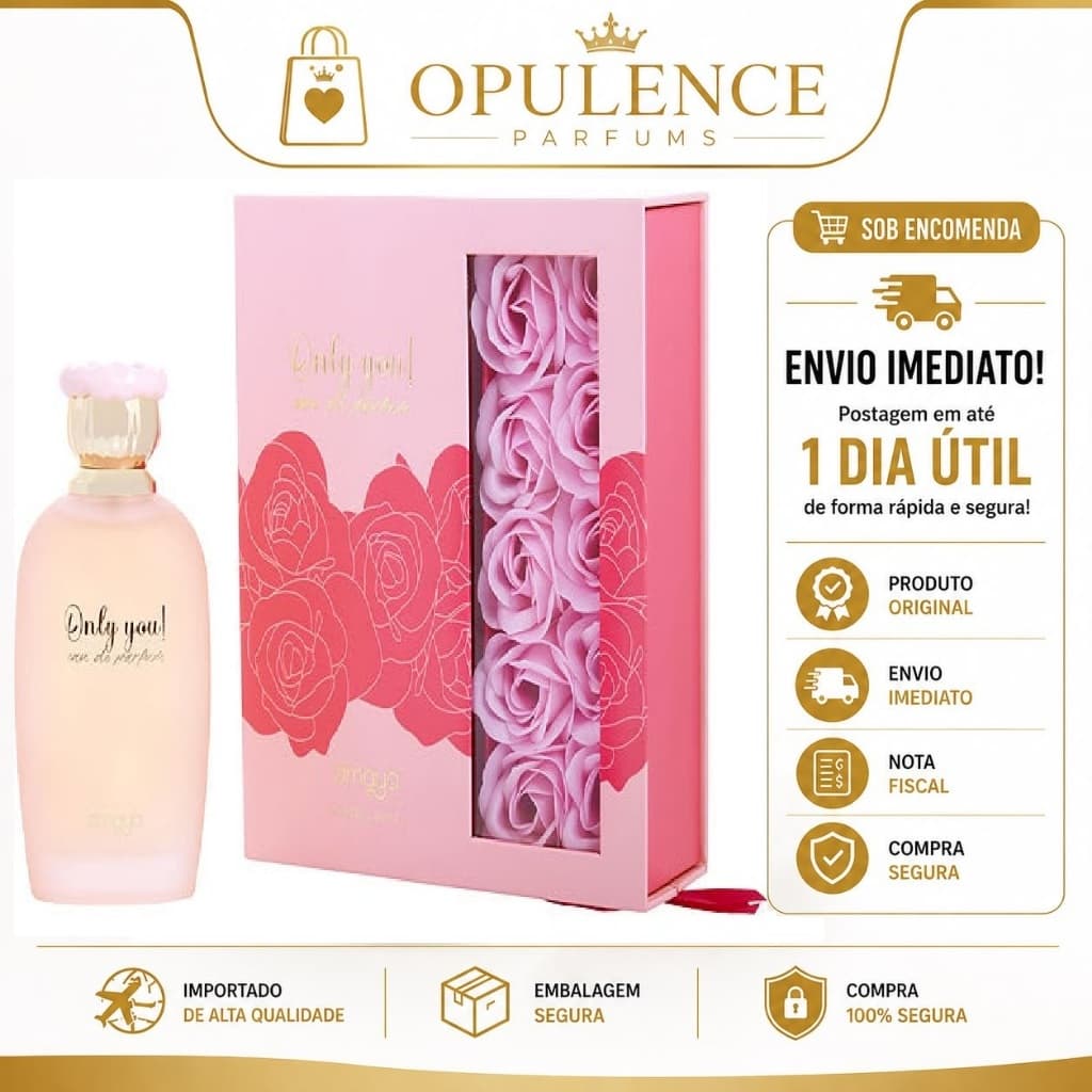 Perfume Zimaya Fatima Only You Eau de Parfum 100ml Feminino Original Importado