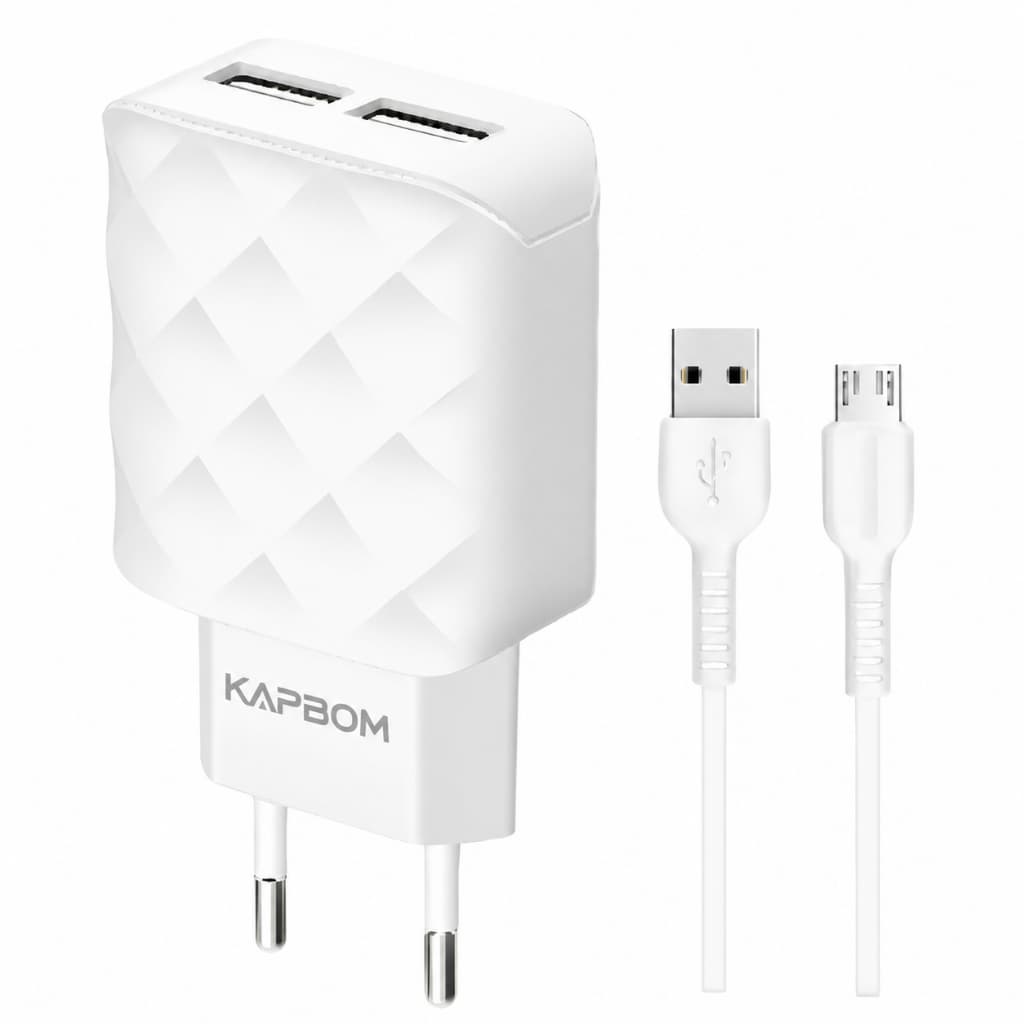 Carregador Turbo Rápido Samsung J4 J5 J6 J7 J8 A10 A01 A03 - Cabo Micro USB