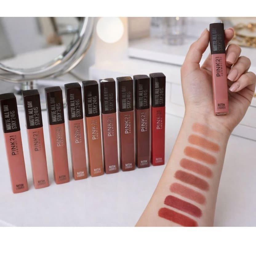 Batom Liquido Matte All Day Stay 24hs - Pink 21