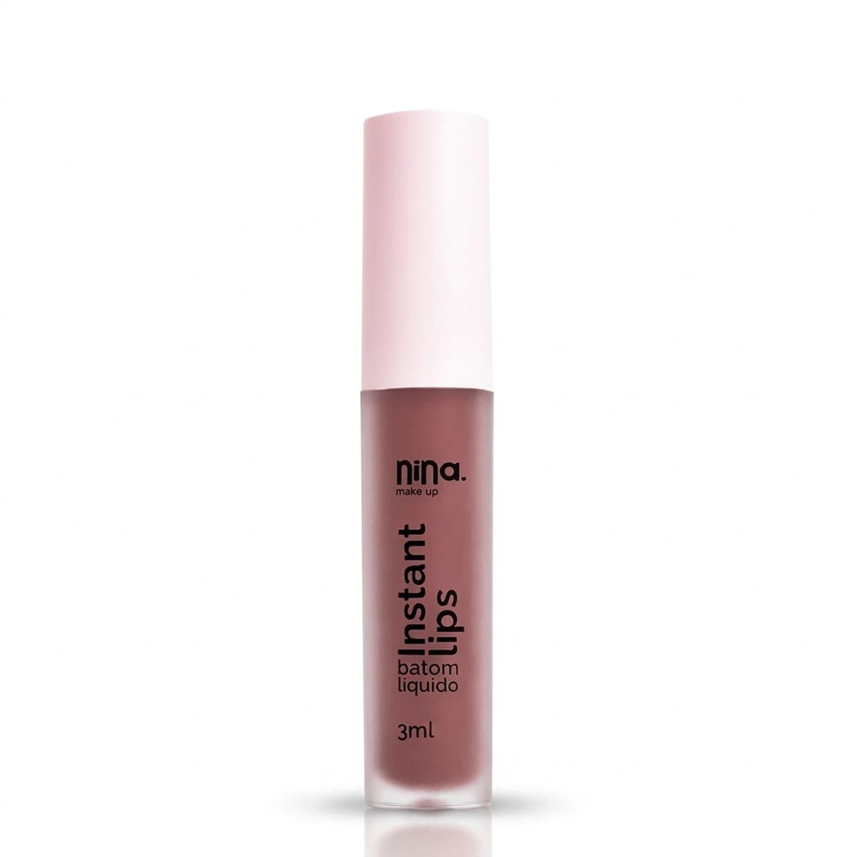 Nina Batom Liquido Matte Instant Lips Cor Essência Batom Líquido de Longa Duração Toque Aveludado