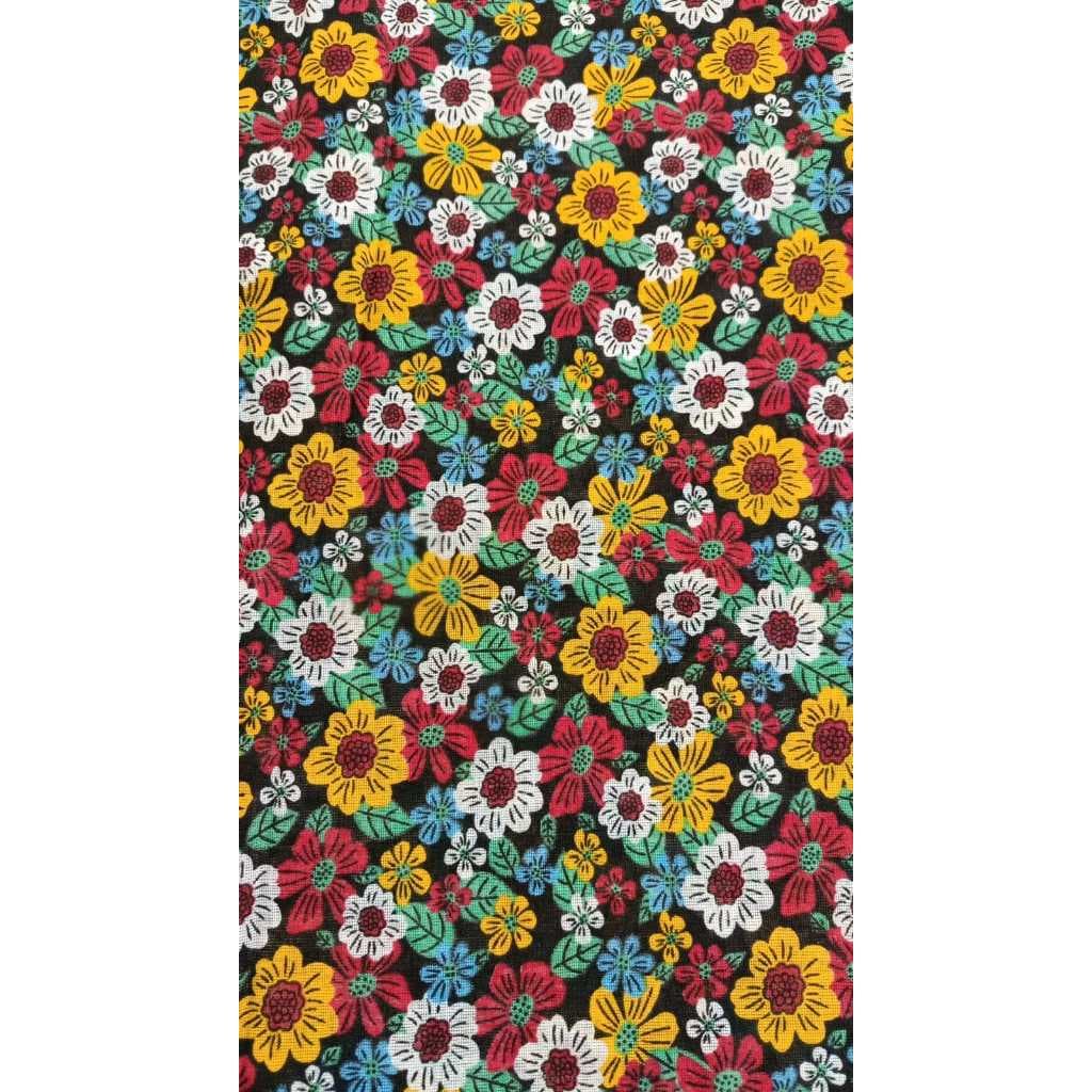 Tecido Chita 100% Algodão Estampado 1mx1,40m Patchwork Artesanato Festas Decorações