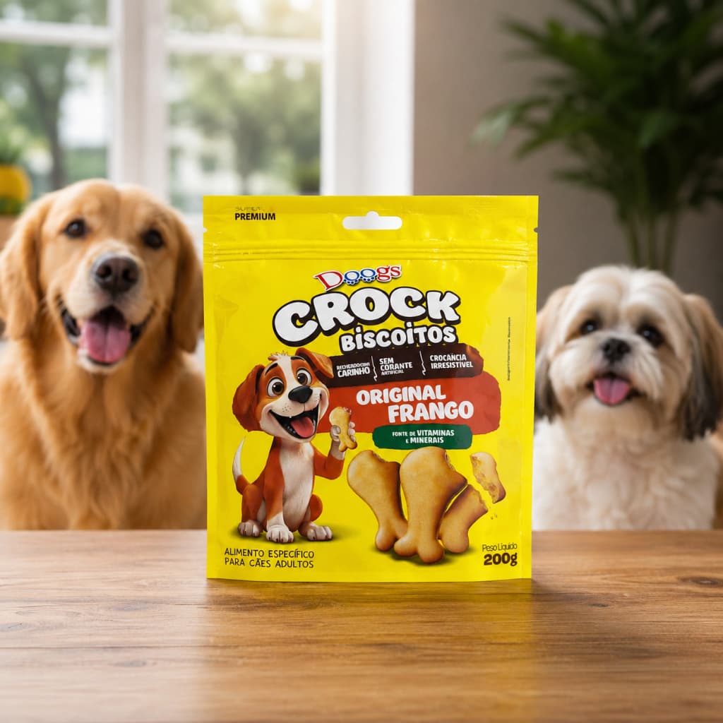 Petisco Biscoito para Cães 200g Doogs SABORES