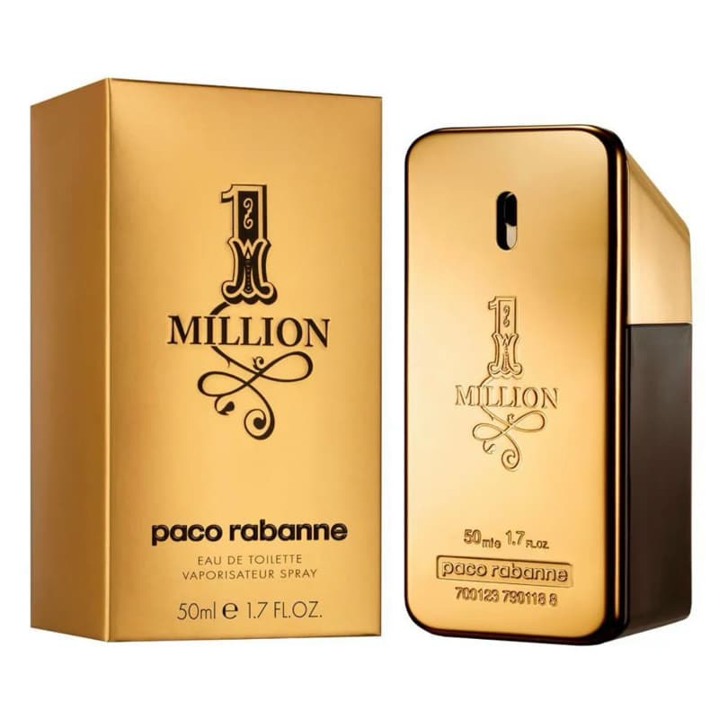 Perfume Rabanne 1 Million EDT 50 e 100 ml Masculino Importado Original Selo ADIPEC