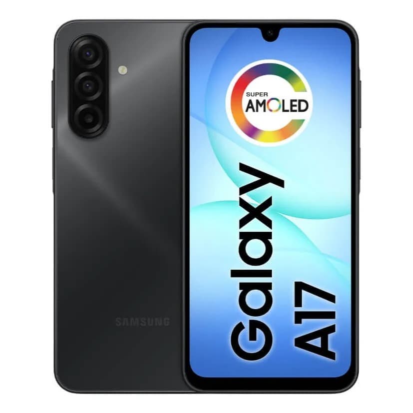 Celular Samsung Galaxy A17 4G com IA 128GB, 4GB Ram Tela de 6.7" Câmera 50MP, NFC, IP54 - Preto
