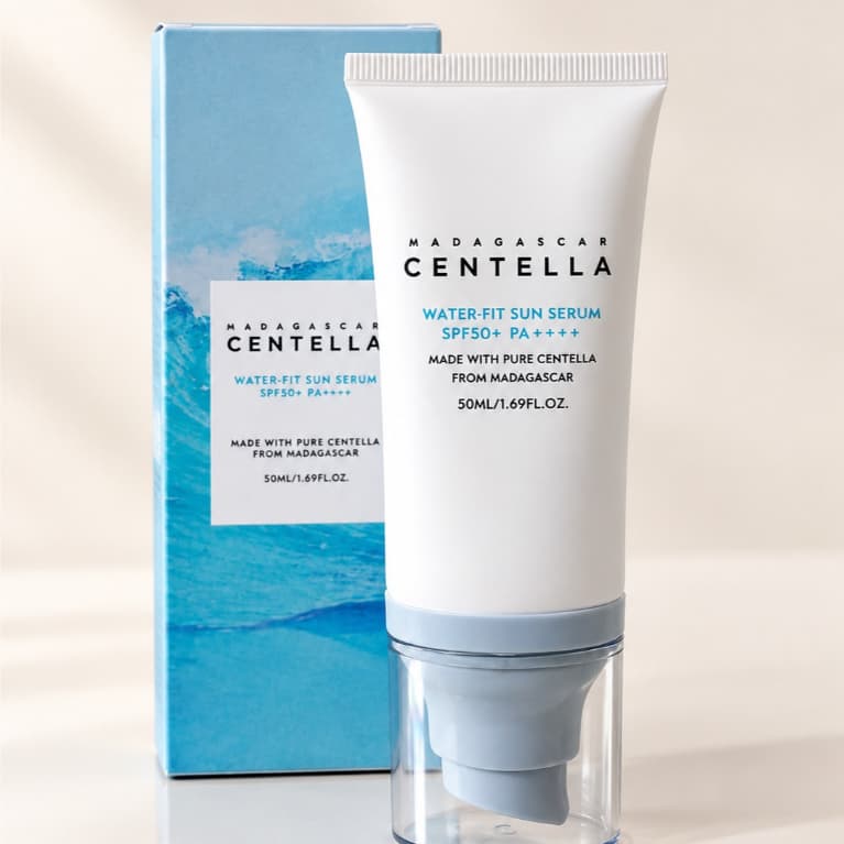 Protetor Solar Facial FPS50+  Centela Sérum a prova D'Água Madagascar 50ml