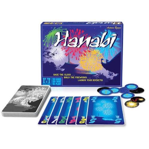 Jogo de Cartas Hanabi Jogo Cooperativo de Fogos de Artifício para Amigos e Família
