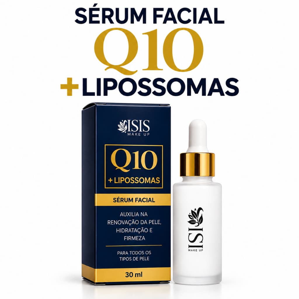 Sérum Facial Diurno Q10 Hidratante Facial, Antissinais e Anti-idade