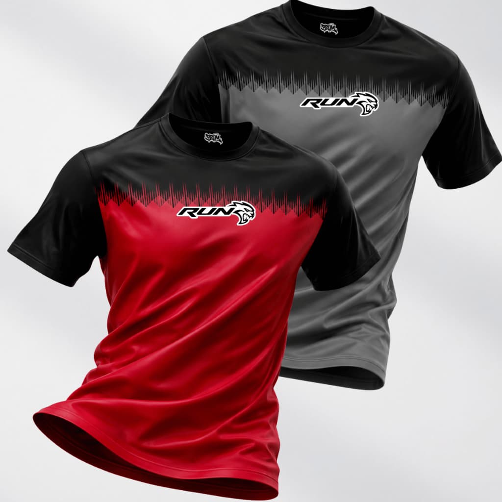 Kit 2 Camisetas Masculinas Dry Fit Academia Musculação Corrida Treino Fitness