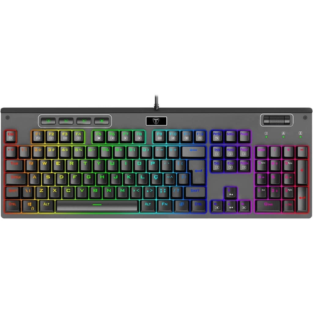 Teclado Mecânico Gamer T-Dagger Adriatic  Switch Azul (Recondicionado)