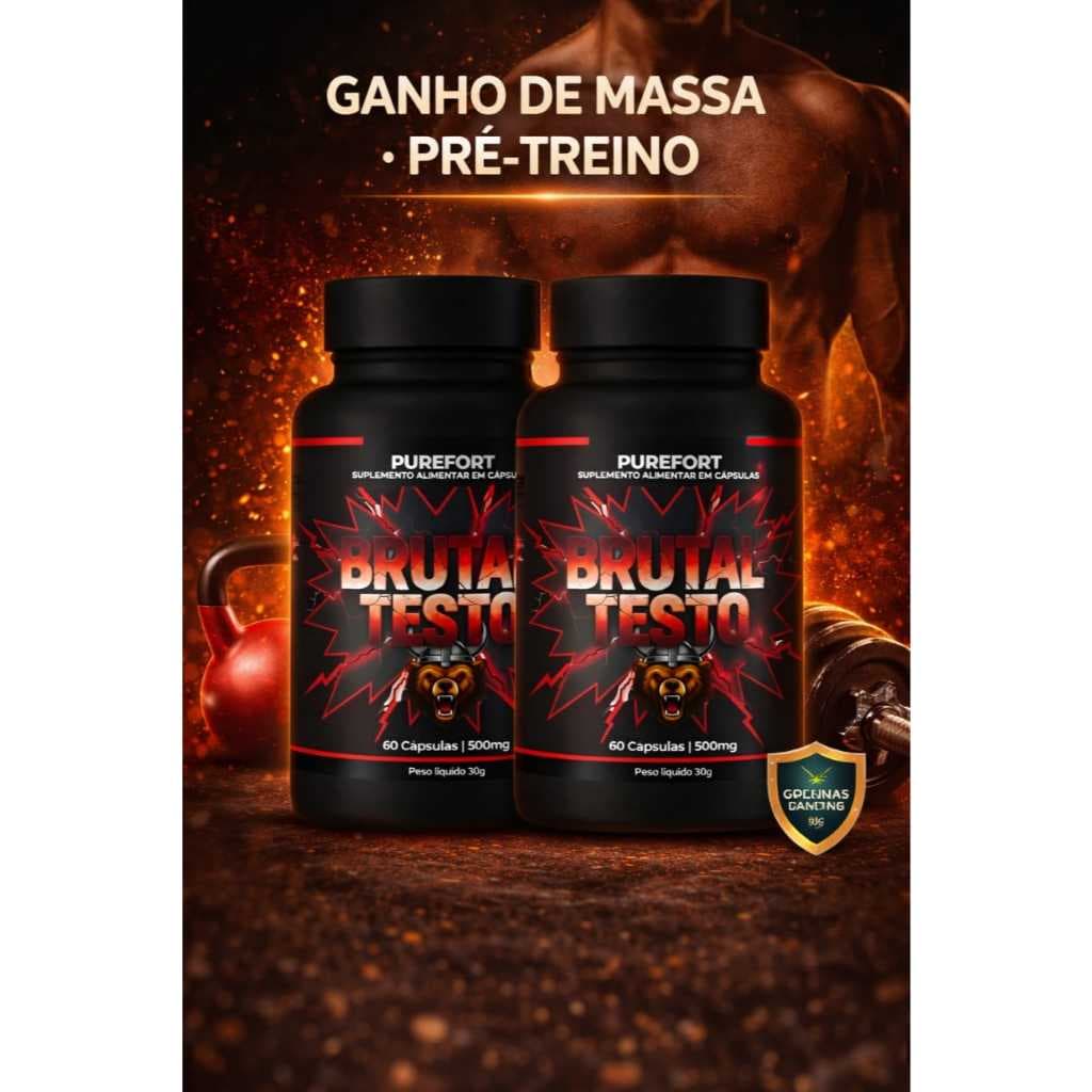 Kit 120caps Brutal I Pré treino I Purefort