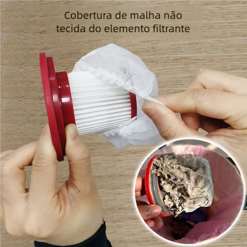 100 /200/300Pçs set Descartável Aspirador De Pó Cartucho Filtro Capa Portátil Doméstico Não Tecido Acessórios Universais