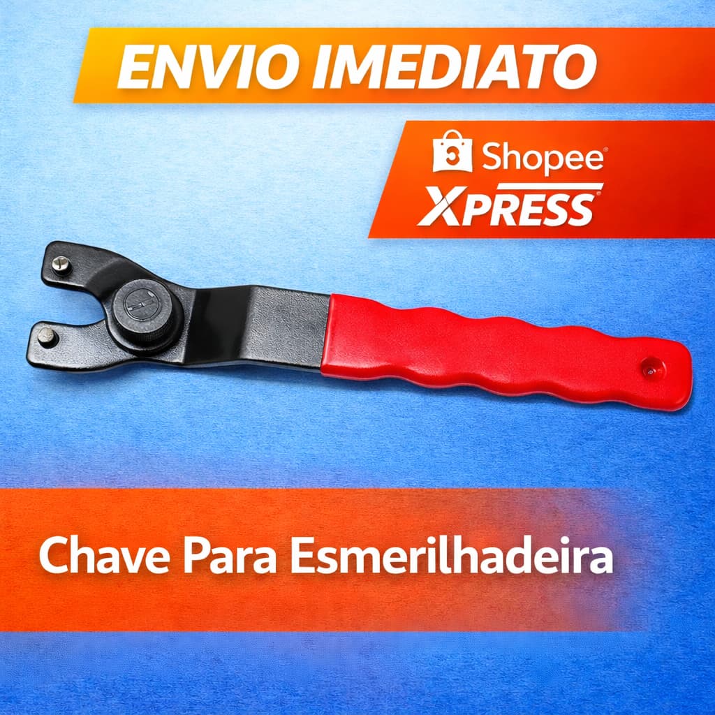 Chave Universal Para Esmerilhadeira Ajuste de Disco Compatível com Várias Marcas l