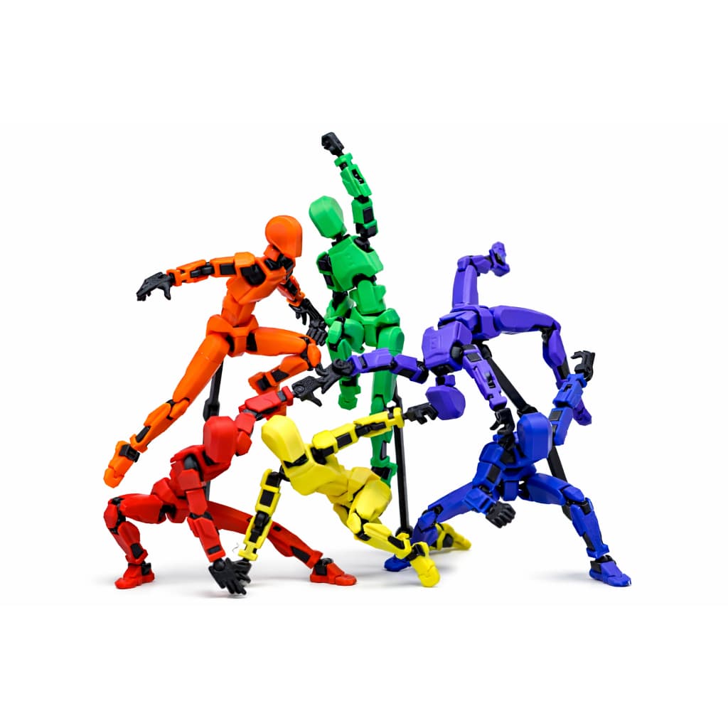 Dummy 13 Boneco Articulado Impressão 3D Flexível Action Figure Colecionável