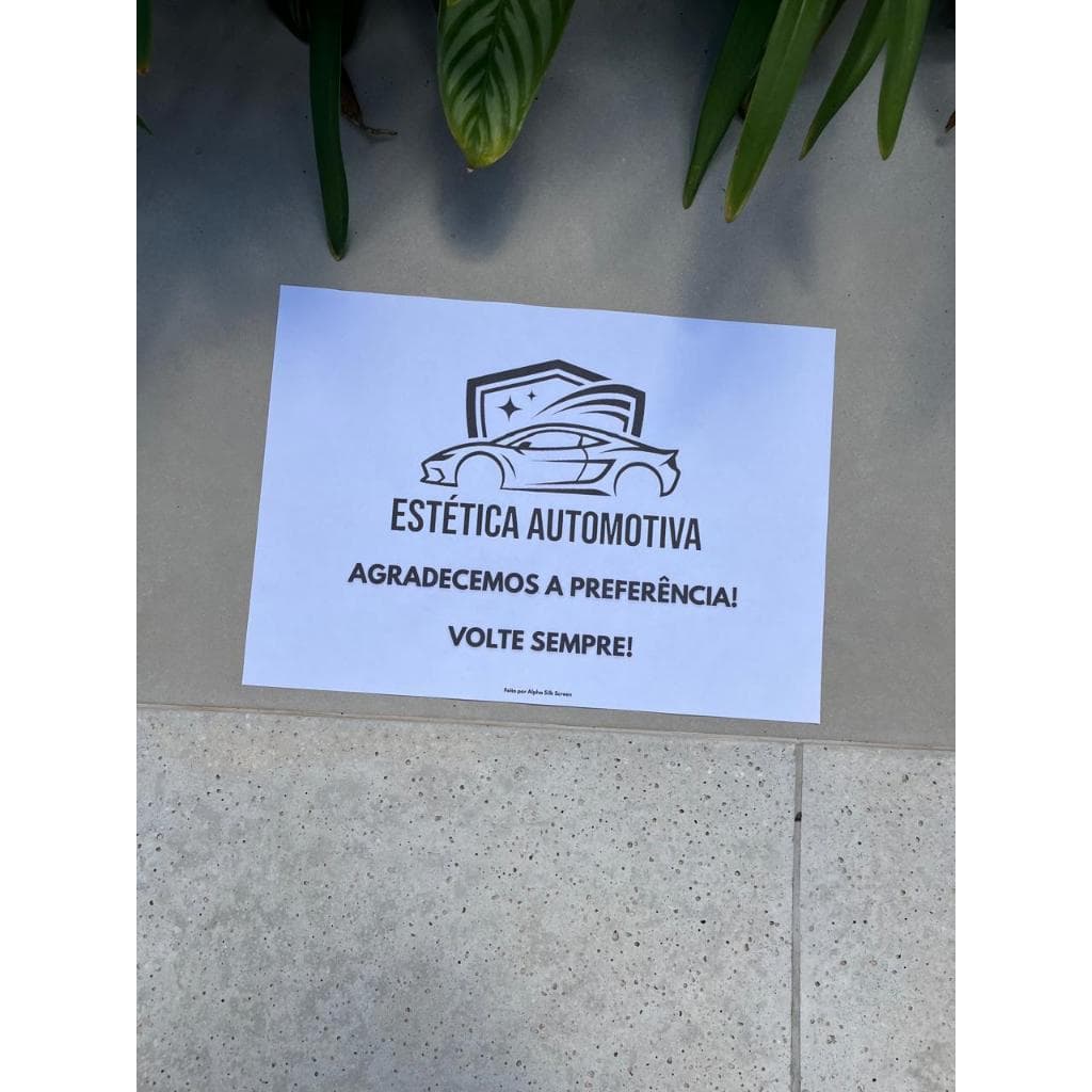 Tapete de Papel Automotivo Estampa Padrão Estética Automotiva 100 un 75g