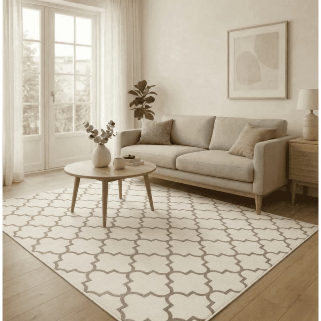 Tapete Para Sala Quarto Corredor Em Jacquard Antiderrapante Antialérgico Várias Estampas e Tamanhos