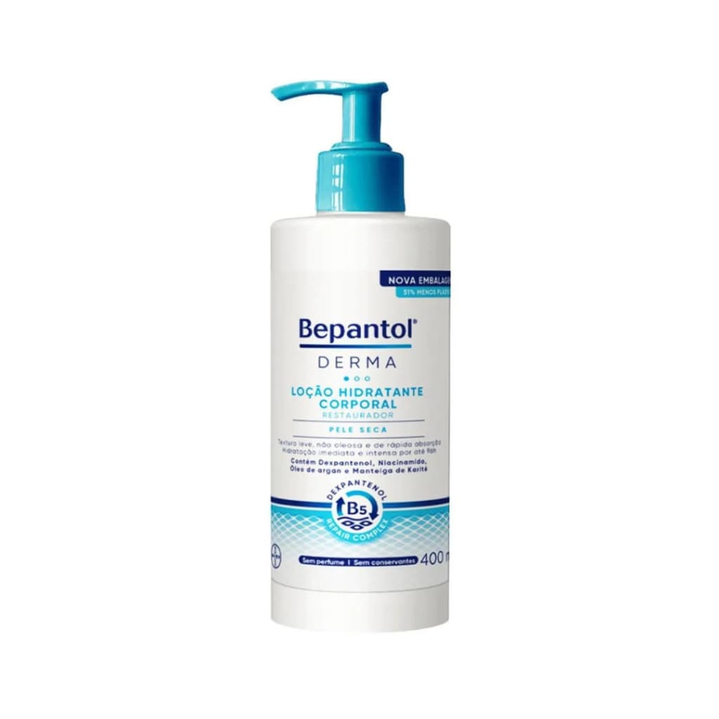 Loção Hidratante Corporal Bepantol Derma Regenerador 400ml - Pele Seca