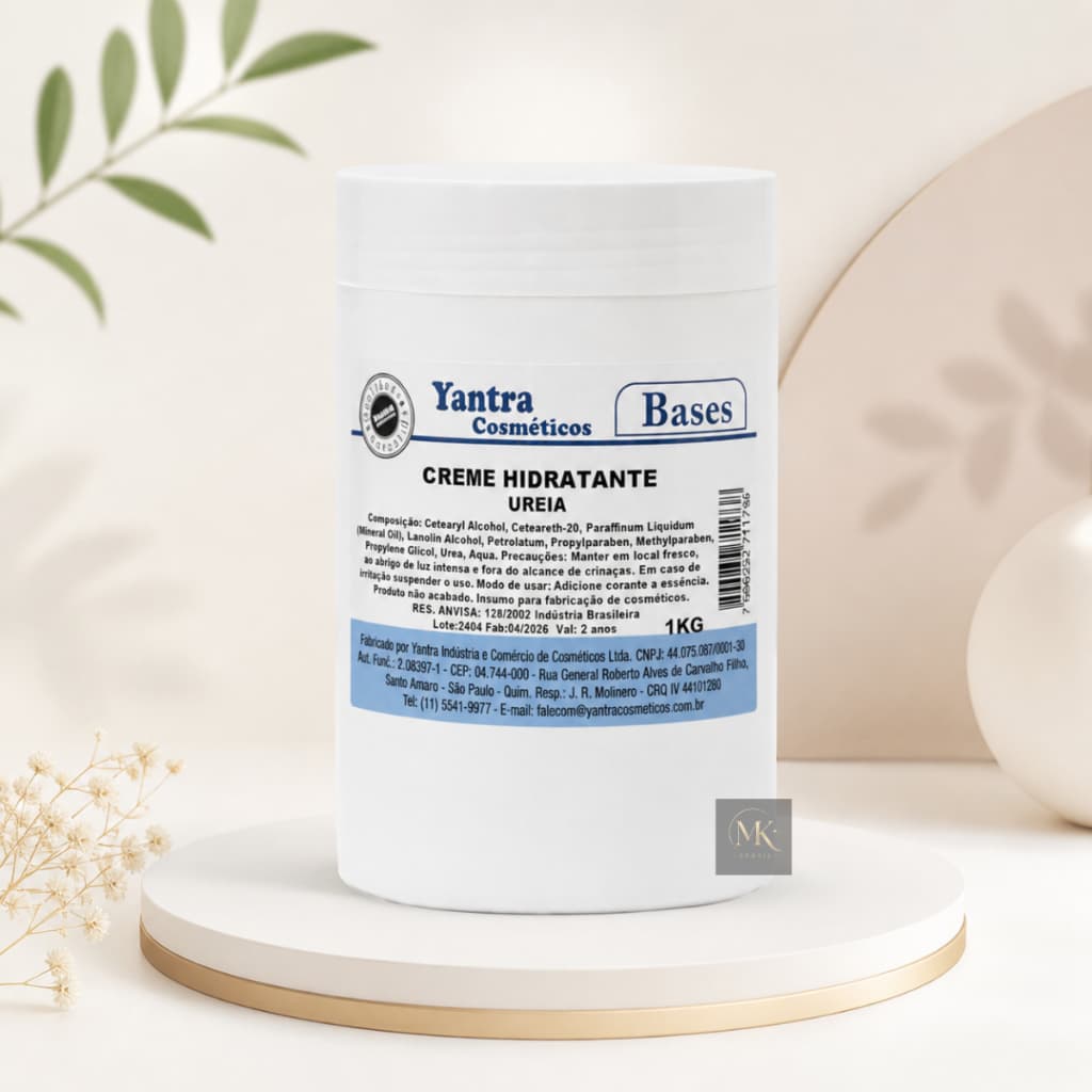 Creme Hidratante UREIA - Base Neutra 1K - Yantra Cosméticos