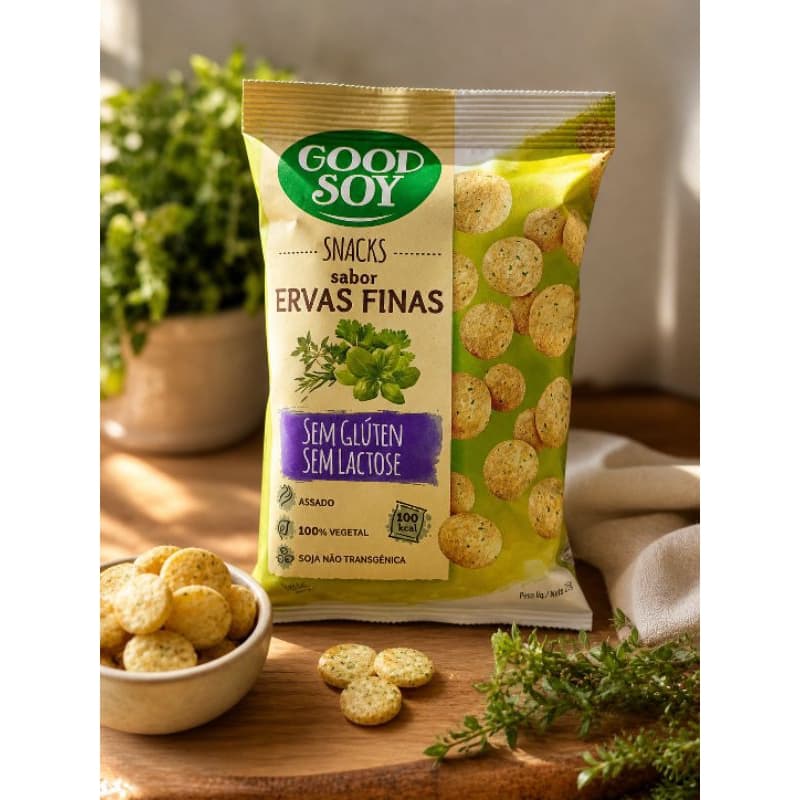 Snack Good Soy Ervas Finas 25g Sem Glúten Sem Lactose Saudável