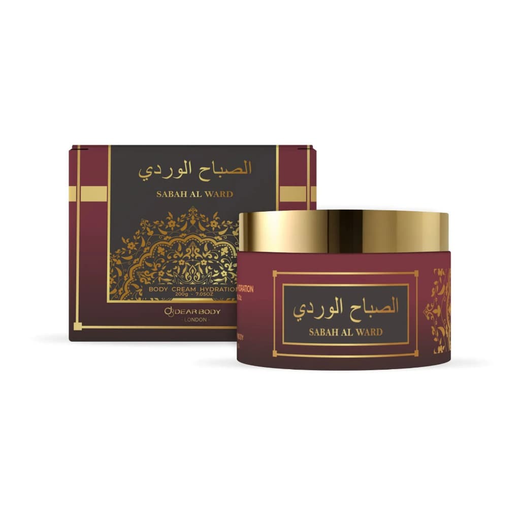 Creme Hidratante Corporal Árabe Body Cream Sabah Al Ward 200g